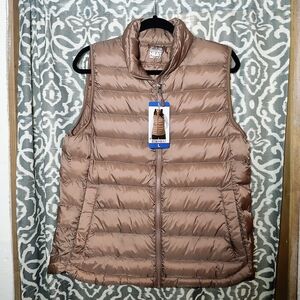 32 Degrees Warm Brown Quilted Vest